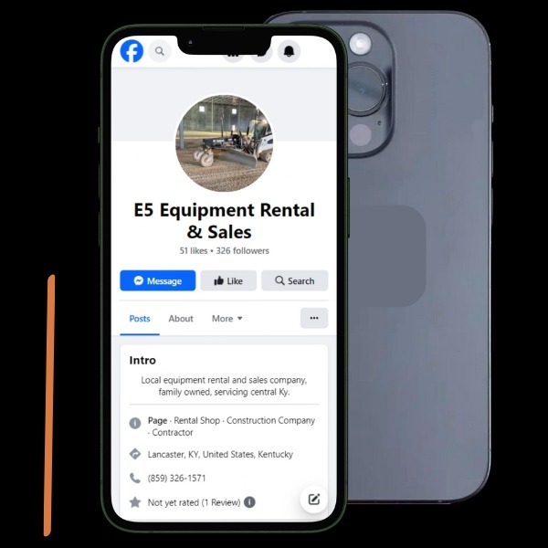 E5 Equipment Rental & Sales Social Media